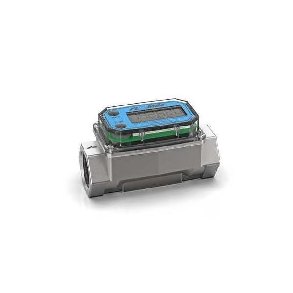Electronic Flowmeter, 1", FNPT, 6.75" L, Flomec, Mfr#: G2S10NQ9GMA