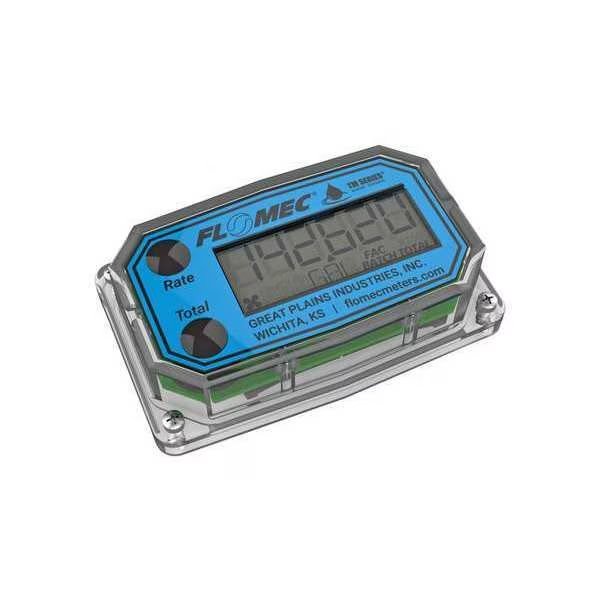 Electronic Flowmeter, Turbine, 3.4" L, Flomec, Mfr#: G2X20XQ9GMA