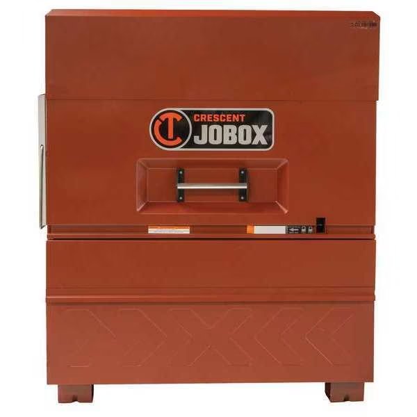 Piano-Style Jobsite Box, Brown, 48 in W x 31 in D x 57 in H, Crescent Jobox, Mfr#: 2D-681990