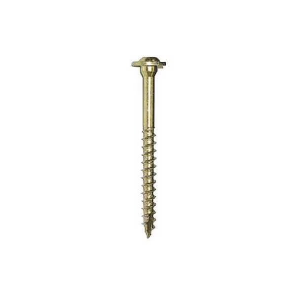 Deck Screw, 5/16 in x 3-19/64 in, Steel, Round Washer Head, Torx Drive, 500 PK, Grk Fasteners, Mfr#: GRK10221