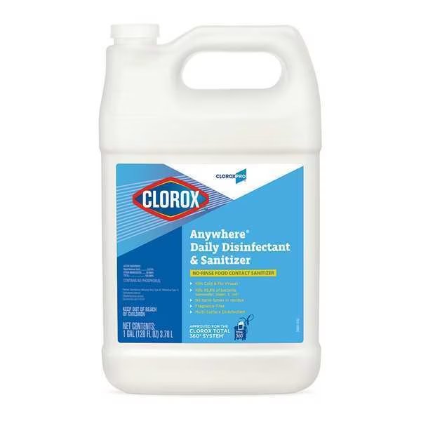 Disinfectant Cleaner, Jug, Unscented, 4 PK, Clorox, Mfr#: 31651