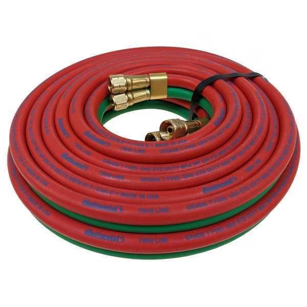Twin Line Welding Hose, 3/8", 25 ft., Continental, Mfr#: TWT-06-025BB