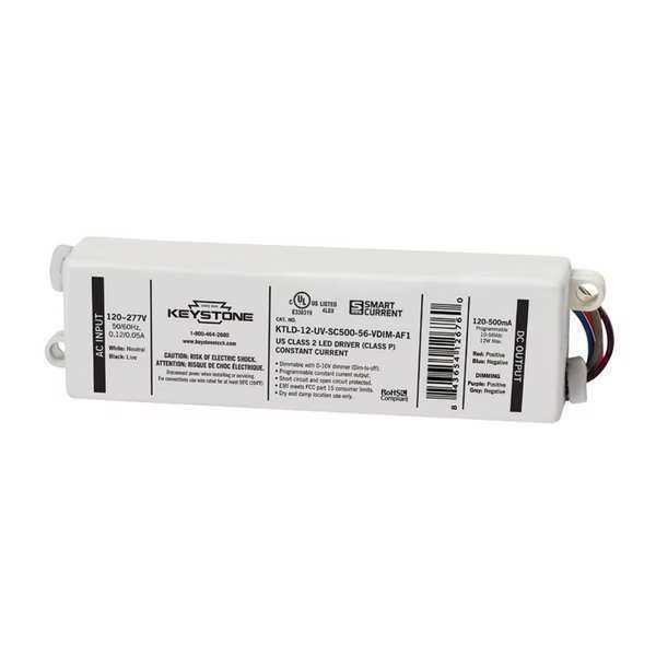 LED Driver, Keystone Technologies, Mfr#: KTLD-12-UV-SC500-56-VDIM-AF1-CP