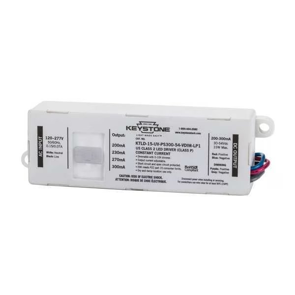 LED Driver, Keystone Technologies, Mfr#: KTLD-15-UV-PS300-54-VDIM-LP1