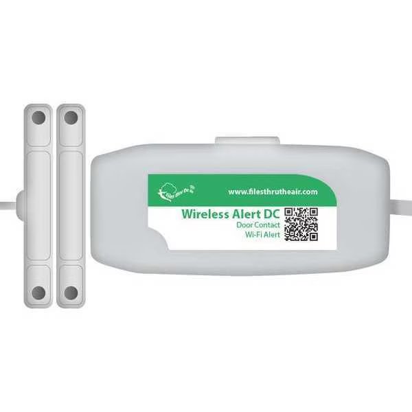 Door Contact Sensor, 2.4 GHz, Wireless, Lascar, Mfr#: WIRELESS ALERT DC