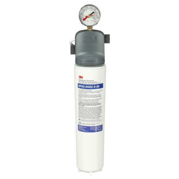 Water Filter System, 0.2 micron, 17 1/2" H, 3M Aqua-Pure, Mfr#: ICE120-A020-S-SR