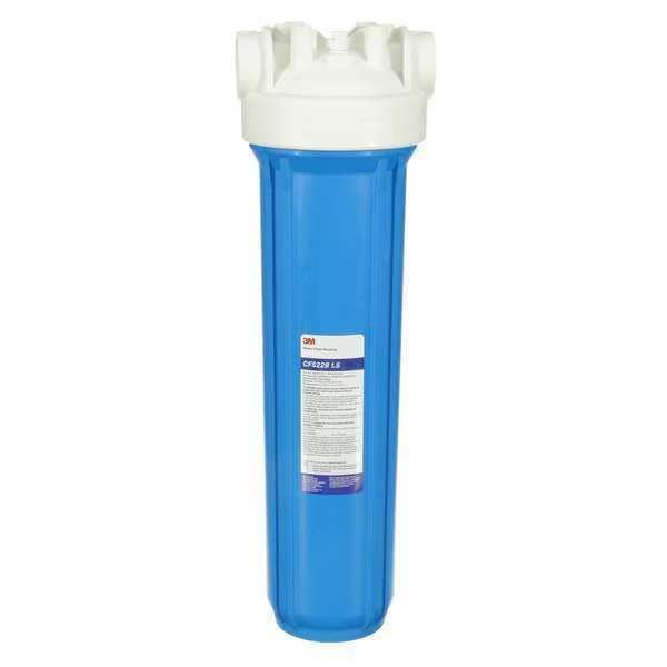 Filter Housing, 7 1/4" H, 7 1/4" Dia, Blue, 3M Aqua-Pure, Mfr#: CFS22B1.5