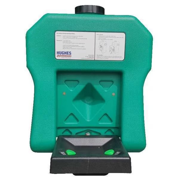 Gravity-Fed Eyewash Station, Portable, 16 gallon, Green, Hughes Safety Showers, Mfr#: 16GFEW