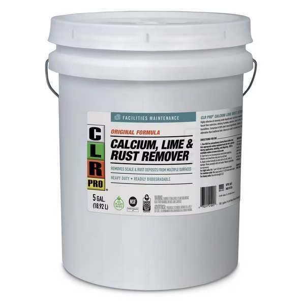 Calcium, Lime/Rust Remover, 5 gal, Bucket, Clr Pro, Mfr#: G-FM-CLR-5PRO