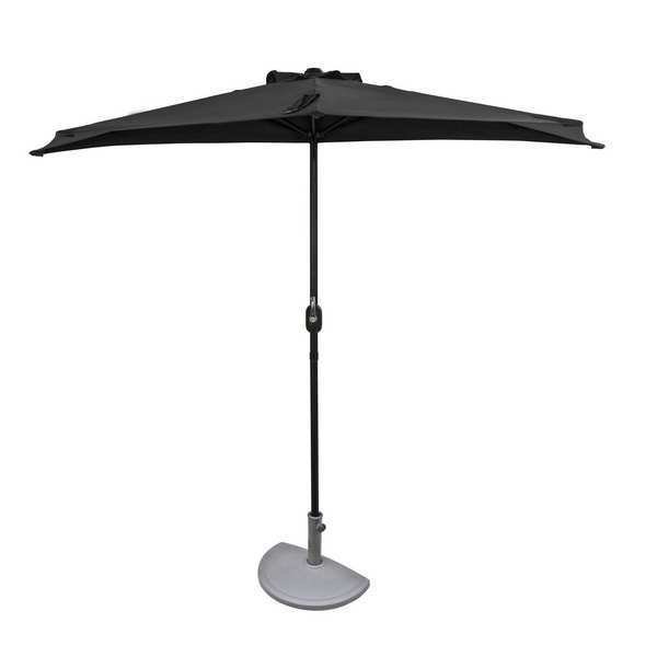 HALF UMBRELLA SLATE GREY, Island Umbrella, Mfr#: NU6868