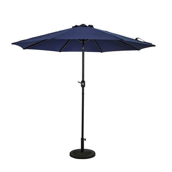 OCTAGON AUTO-TILT UMBRELLA NAVY BLUE, Island Umbrella, Mfr#: NU6845