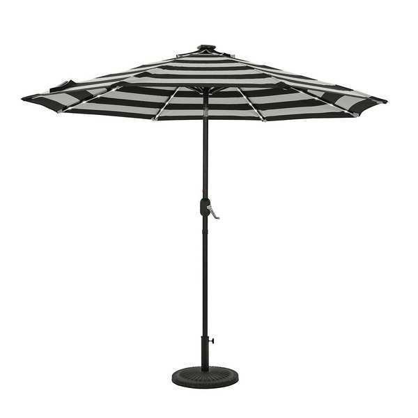 OCTAGON UMBRELLA W/LED TUBE LIGHTS, Island Umbrella, Mfr#: NU6849