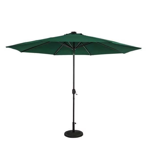 OCTAGON UMBRELLA W/ LED STRIP LIGHTS, Island Umbrella, Mfr#: NU6856