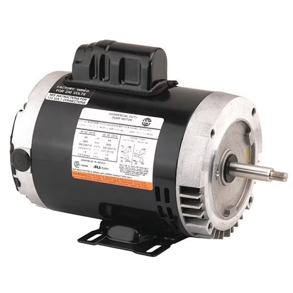 Motor, 3HP, 3450,2850RPM, 208-230/460V, ODP, U.S. Motors, Mfr#: EE734B