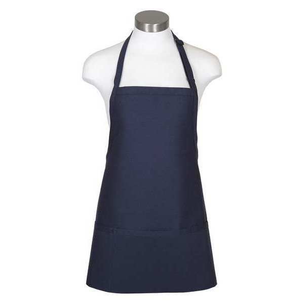 Apron, 3-Pocket Bib, F10, Navy, Fame Fabrics, Mfr#: 18151