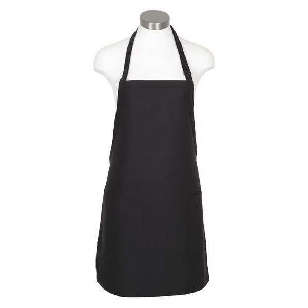 Bib Apron, F53, Black, Fame Fabrics, Mfr#: 79041