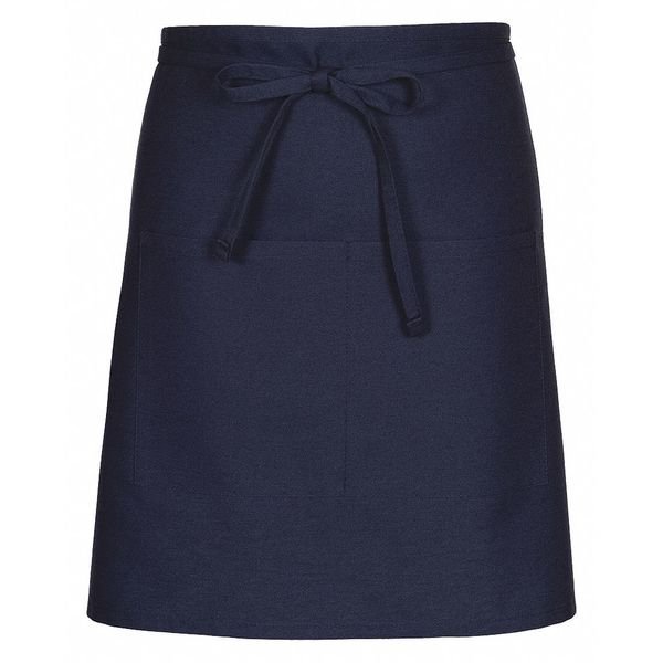 Apron, Half Bistro, F28, Navy, Fame Fabrics, Mfr#: 25305