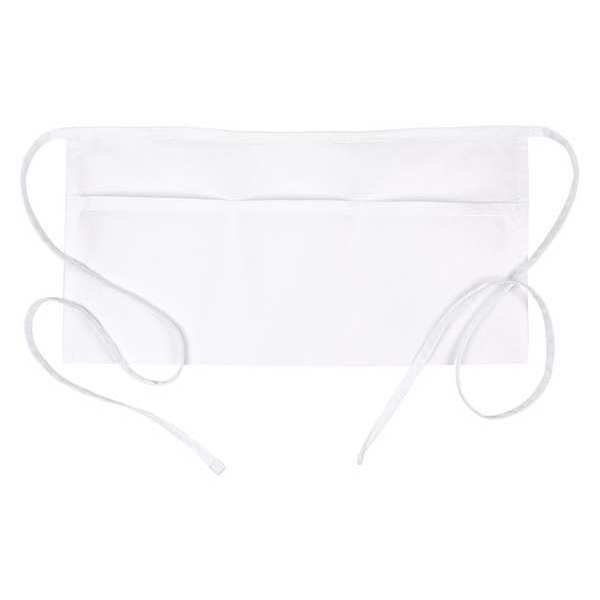 Apron, 3-Pocket Waist, F9, White, Fame Fabrics, Mfr#: 18135