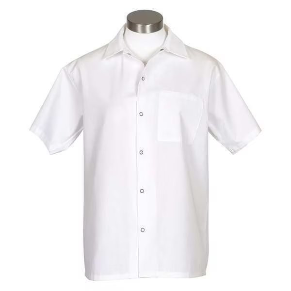 Cook Shirt, White, C25, 4X, Fame Fabrics, Mfr#: 82558