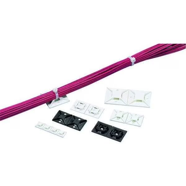 Cable Tie Mount, Adhesive Backed, PK50, Panduit, Mfr#: ABM3H-AT-L