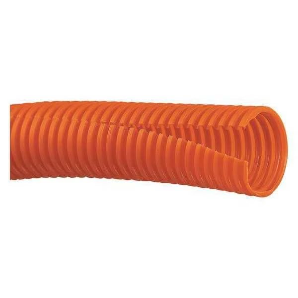 Corrugated Loom Tubing, 0.50"x100ft L, Org, Panduit, Mfr#: CLT50F-C3