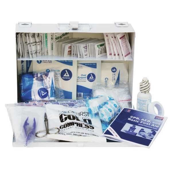 ANSI Standard, 25 Person, Metal Kit, Metal, 25 Person, Medi-First, Mfr#: 818ANSI