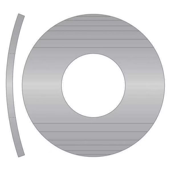 Curved Washer, .490" x .331" x .012", SS, Precision Specialties, Mfr#: CW-312-011-SS