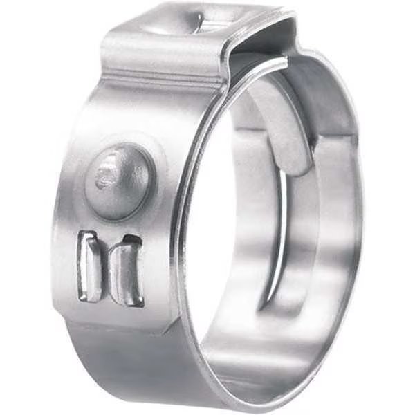 Hose Clamp, Cup Lock 1-Ear, 45.4-49.5mm, SS, Oetiker, Mfr#: HCCL1E-0495-10-SS/B