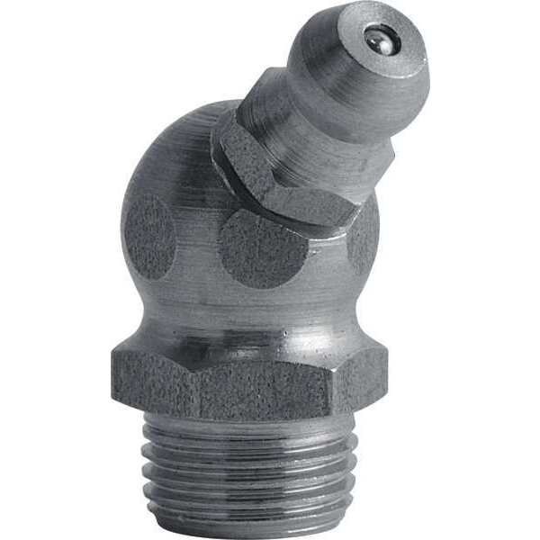 Grease Fitting, 1/8"-28BSPT 45D CS Z3, Heritage, Mfr#: H2601Z3