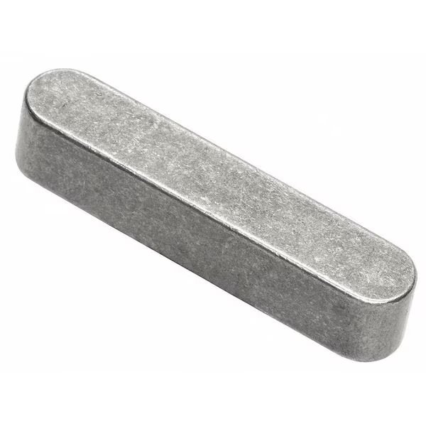 Oversized Machine Key, Round End, Steel, Plain, 30 mm L, 7 mm Sq, G.L. Huyett, Mfr#: 320707-030
