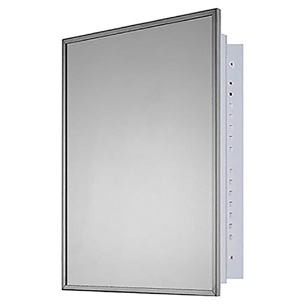 18" x 24" Deluxe Recessed Mounted SS Framed Medicine Cabinet, Ketcham, Mfr#: 174