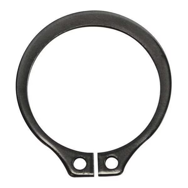 External Retaining Ring, Stainless Steel Plain Finish, 0.469 in Shaft Dia, Rotor Clip, Mfr#: SH-046-SS