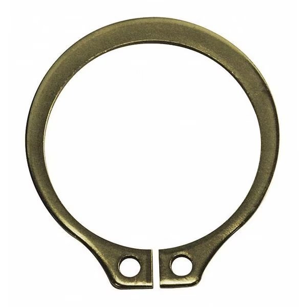External Retaining Ring, Steel Zinc Yellow Finish, 1.188 in Shaft Dia, Rotor Clip, Mfr#: SH-118-ZD