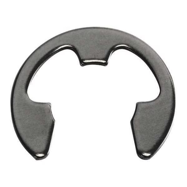 External-E E-Clip, Steel Black Phosphate Finish, 0.094 in Shaft Dia, Rotor Clip, Mfr#: SE-009