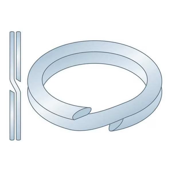 Internal Retaining Ring, Steel, Zinc Plated Finish, 0.970 in Bore Dia., Heritage, Mfr#: SRN-0802
