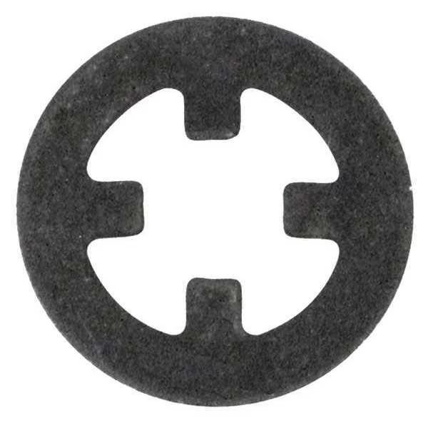 External Push-On Retaining Ring, Stainless Steel Plain Finish, 5/32 in Shaft Dia, Rotor Clip, Mfr#: TY-015-SS