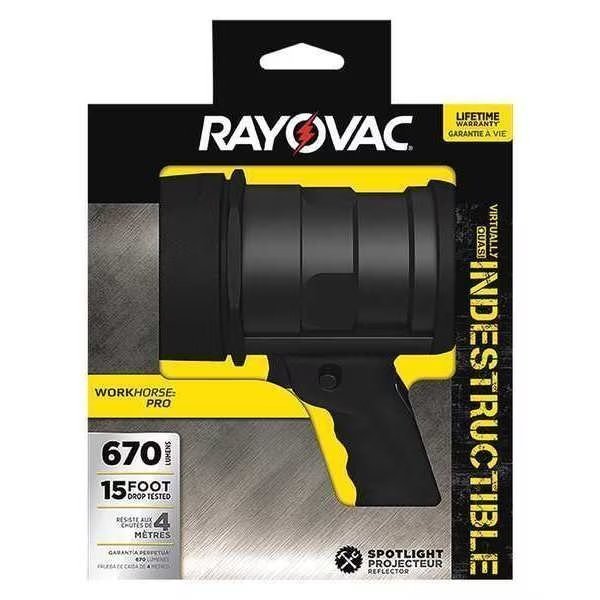 LED Spotlight, Workhorse, 6AA, Rayovac, Mfr#: ROVDIYSP6AA1