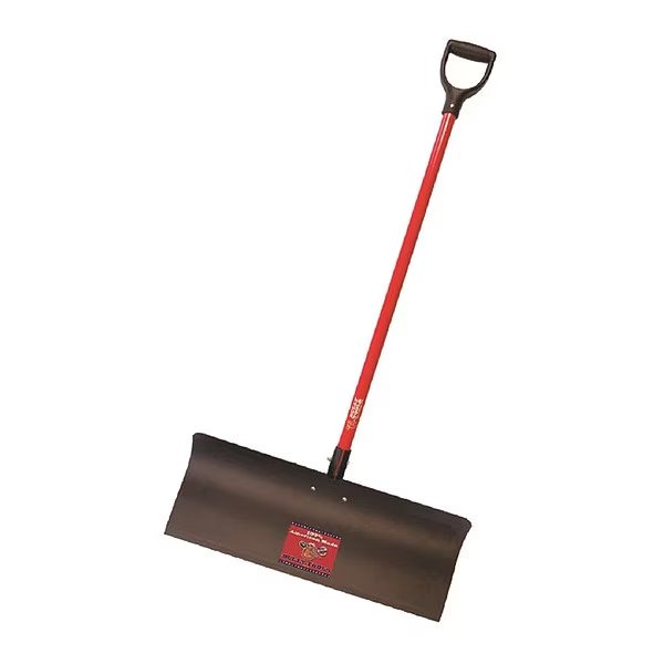 Snow Pusher, Steel, 30", Fiberglass, Bully Tools, Mfr#: 92819
