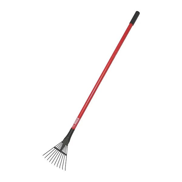 Shrub Rake, 8", Long Fiberglass Handle, Bully Tools, Mfr#: 92317