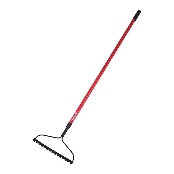 Bow Rake, 16", 66" Fiberglass Handle, Bully Tools, Mfr#: 92379