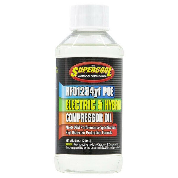 AC Refrigerants and Lubricant, 4 oz, Clear, Supercool, Mfr#: 64861