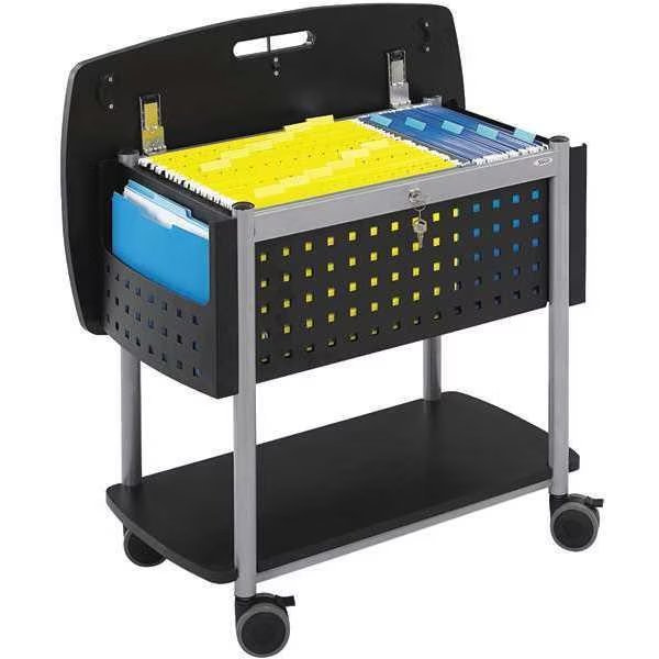 Scoot Mobile File with Work Surface, Safco, Mfr#: 5370BL