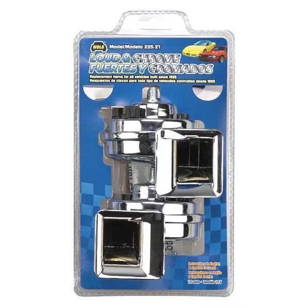 Loud and Chrome Horn Set, Wolo, Mfr#: 225-2T