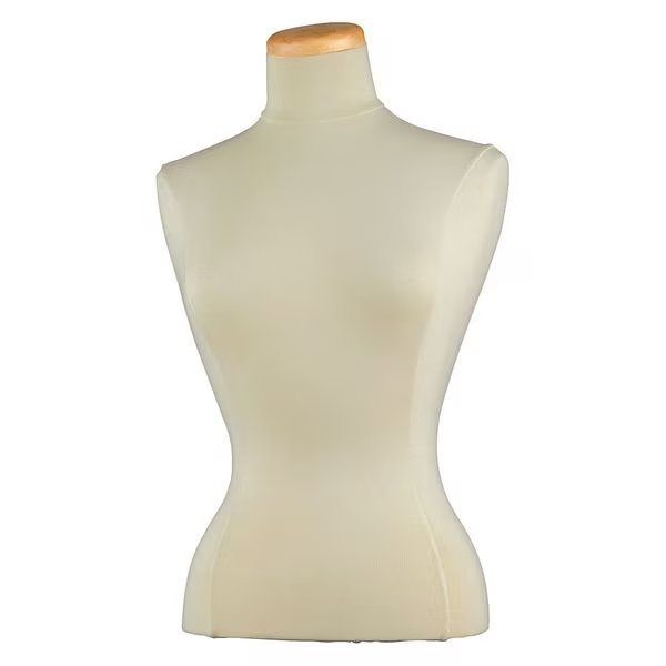 Mondo Mannequins Female Fabric Covered Blouse Form W/ neckblock, Econoco, Mfr#: F5