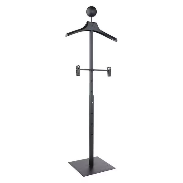 Mondo Mannequins Adjustable Countertop Black Costumer w/Hangers, Econoco, Mfr#: MAPC5/MAB