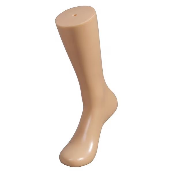 Mondo Mannequins Sock Display Mens, weighted toe, Fleshtone, Econoco, Mfr#: PMHL30
