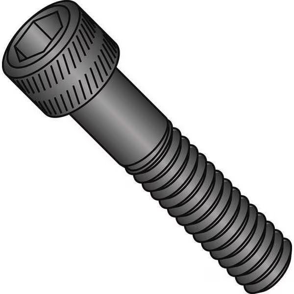 #10-32 Socket Head Cap Screw, Black Oxide Alloy Steel, 2-1/2 in Length, 100 PK, American Sockets, Mfr#: 1140CSP