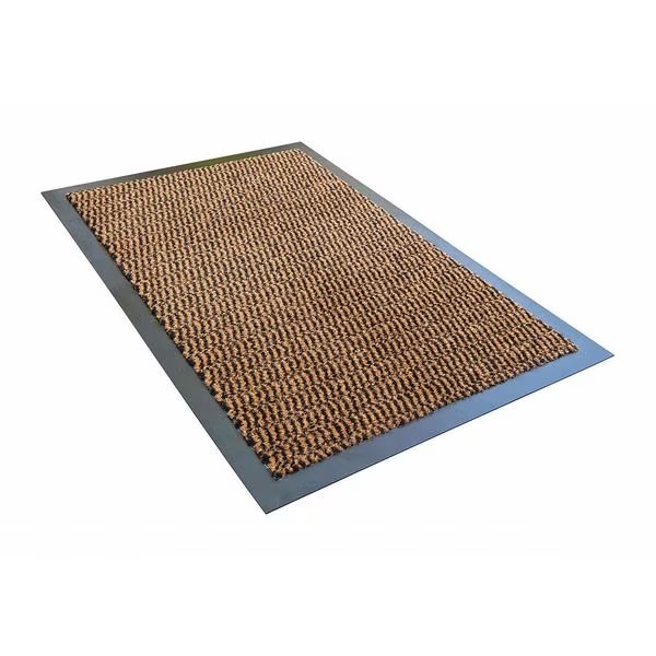 Door Mat, Brown, 32 in W x, Floortex, Mfr#: FR48120DCBR