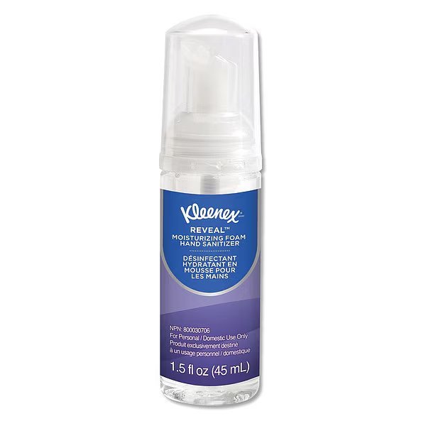 1.5 oz Hand Sanitizers Pump Bottle, 24 PK, Kleenex, Mfr#: 34604