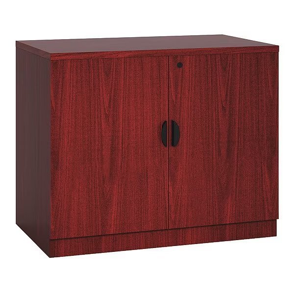 Storage Cabinet, Mahogany, Boss, Mfr#: N113-M